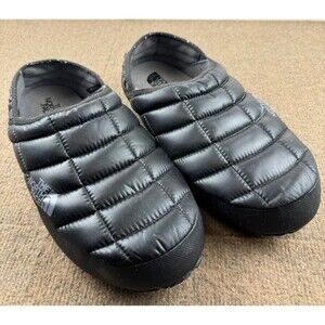 The North Face ThermoBall Traction Mule Men's 13 Black Slip On Puffer Slippers